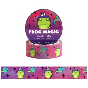 LuxCups Creative Washi Tape 15mm Frog Magic