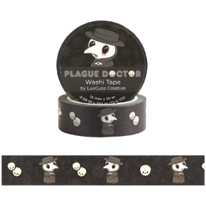 LuxCups Creative Washi Tape 15mm Plague Doctor