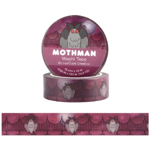 LuxCups Creative Washi Tape 15mm Mothman