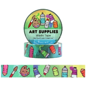 LuxCups Creative Washi Tape 15mm Art Supplies