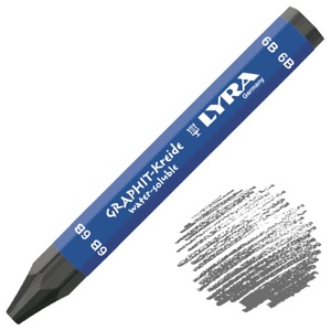 Lyra Water-soluble Graphite Crayon 6B