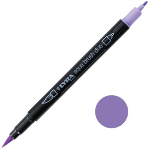Lyra Aqua Brush Duo Marker Light Violet