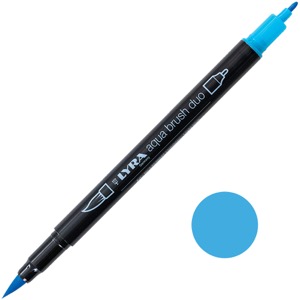 Lyra Aqua Brush Duo Marker Light Blue