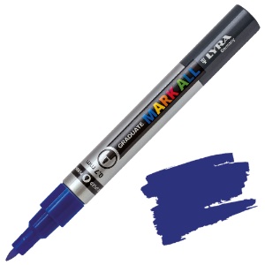 Lyra Graduate MARK ALL Paint Marker 0.7mm Dark Blue