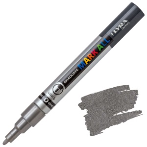 Lyra Graduate MARK ALL Paint Marker 1mm Silver