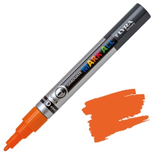 Lyra Graduate MARK ALL Paint Marker 1mm Neon Orange