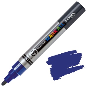 Lyra Graduate MARK ALL Paint Marker 2mm Dark Blue