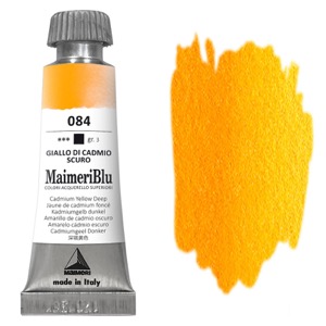 MaimeriBlu Superior Watercolour 12ml Cadmium Yellow Deep