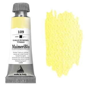 MaimeriBlu Superior Watercolour 12ml Nickel Titanium Yellow