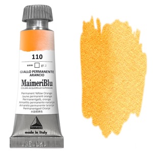 MaimeriBlu Superior Watercolour 12ml Permanent Yellow Orange