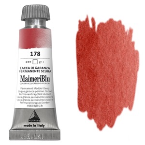 MaimeriBlu Superior Watercolour 12ml Permanent Madder Deep