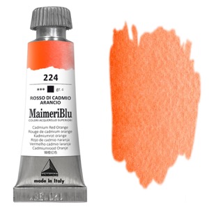 MaimeriBlu Superior Watercolour 12ml Cadmium Red Orange