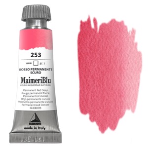 MaimeriBlu Superior Watercolour 12ml Permanent Red Deep