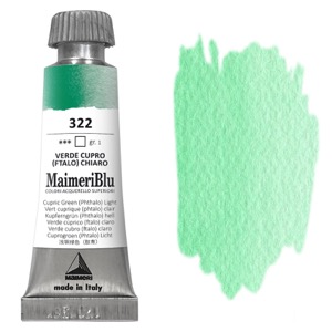 MaimeriBlu Superior Watercolour 12ml Cupric Green (Phthalo) Light