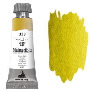 MaimeriBlu Superior Watercolour 12ml Green Gold
