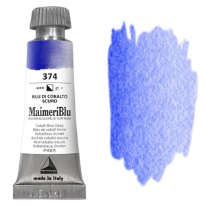 MaimeriBlu Superior Watercolour 12ml Cobalt Blue Deep