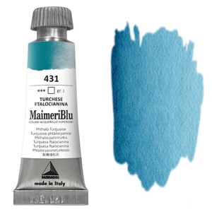 MaimeriBlu Superior Watercolour 12ml Phthalo Turquoise