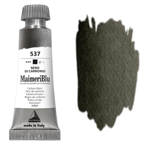 MaimeriBlu Superior Watercolour 12ml Carbon Black