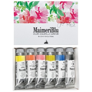 MaimeriBlu Superior Watercolour 6 x 12ml Set Jenna Rainey