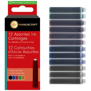 Manuscript Calligraphy Cartridge 12 Pack Assorted