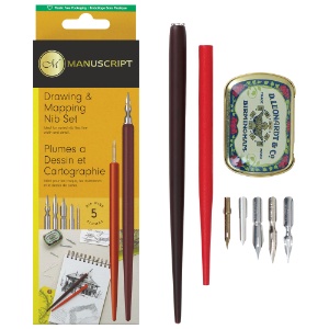 Manuscript Drawing & Mapping Nib 8 Set