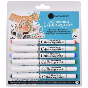 Manuscript CalliCreative Crafter Decorative Italic Marker 6 Set