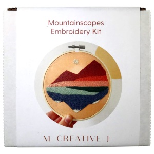 M Creative J Embroidery Kit Mountainscapes