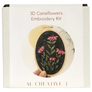 M Creative J Embroidery Kit 3D Coneflowers