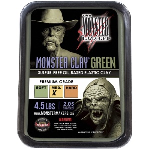 The Monster Makers Monster Clay 4.5lb Medium Green