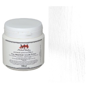 Michael Harding Non-Absorbent Acrylic Primer 500ml Titanium White