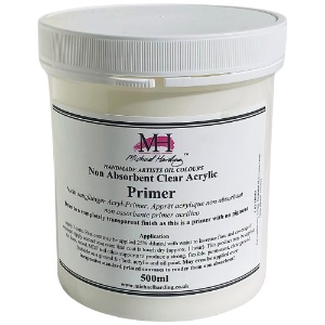 Michael Harding Non-Absorbent Acrylic Primer 500ml Clear