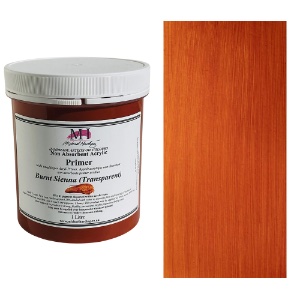 Michael Harding Non-Absorbent Acrylic Primer 1000ml Burnt Sienna