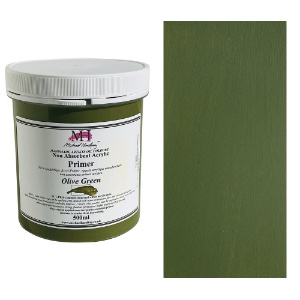 Michael Harding Non-Absorbent Acrylic Primer 500ml Olive Green