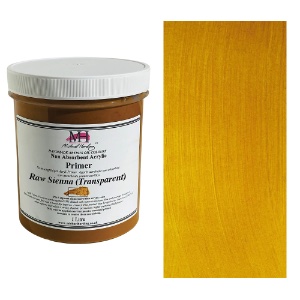 Michael Harding Non-Absorbent Acrylic Primer 1000ml Raw Sienna (T)