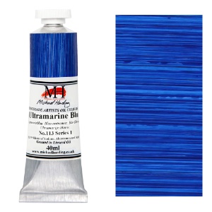Michael Harding Artists Oil Colour 40ml Ultramarine Blue