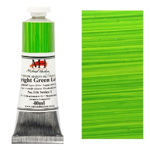 Michael Harding Artists Oil Colour 40ml Bright Green Lake