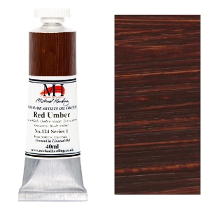 Michael Harding Artists Oil Colour 40ml Red Umber