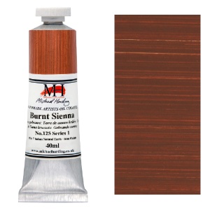 Michael Harding Artists Oil Colour 40ml Burnt Sienna