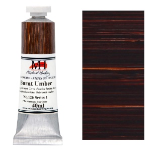 Michael Harding Artists Oil Colour 40ml Burnt Umber