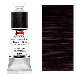 Michael Harding Artists Oil Colour 40ml Ivory Black