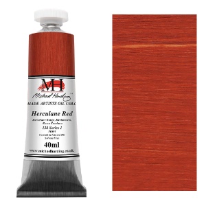 Michael Harding Artists Oil Colour 40ml Herculane Red