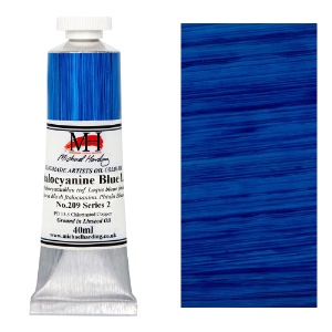 Michael Harding Artists Oil Colour 40ml Phthalocyanine Blue Lake