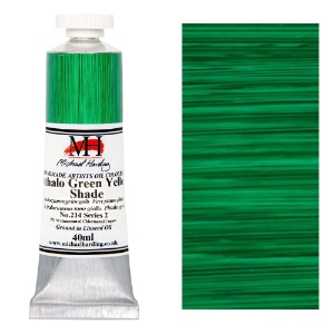 Michael Harding Artists Oil Colour 40ml Phthalo Green Yellow Shade