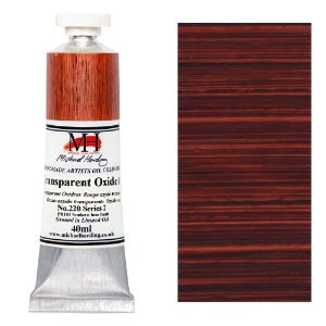 Michael Harding Artists Oil Colour 40ml Transparent Oxide Red