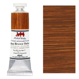 Michael Harding Artists Oil Colour 40ml Italian Brown Ochre