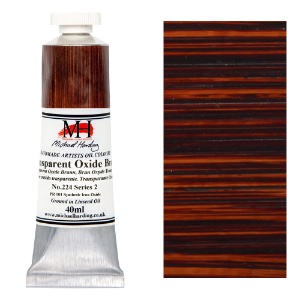 Michael Harding Artists Oil Colour 40ml Transparent Oxide Brown