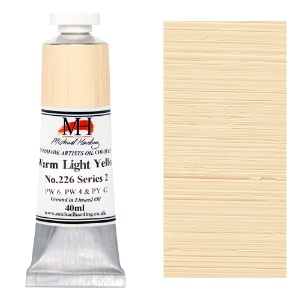 Michael Harding Artists Oil Colour 40ml Warm Light Yellow