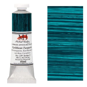Michael Harding Artists Oil Colour 40ml Caribbean Turquoise