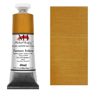 Michael Harding Artists Oil Colour 40ml Turners Yellow