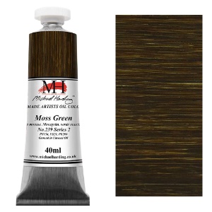 Michael Harding Artists Oil Colour 40ml Moss Green